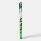 Patroon rood en groen ventilator Case-Mate iPhone case (Achterkant / Links)