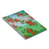 Patroon rood en groen ventilator notitieboek (Rechterzijde)