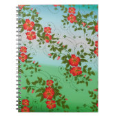 Patroon rood en groen ventilator notitieboek (Voorkant)