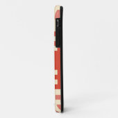 Patroon rood en roze pixel Case-Mate iPhone case (Achterkant/links)