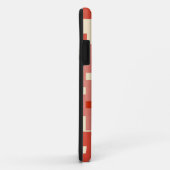 Patroon rood en roze pixel Case-Mate iPhone case (Achterkant/rechts)