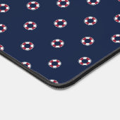 Patroon rood en wit buoy bureaumat (Hoek)