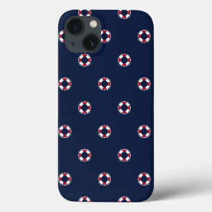 Patroon rood en wit buoy Case-Mate iPhone case