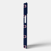 Patroon rood en wit buoy Case-Mate iPhone case (Achterkant / Rechts)