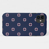 Patroon rood en wit buoy Case-Mate iPhone case (Achterkant (horizontaal))