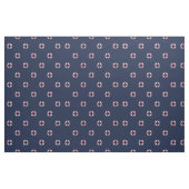 Patroon rood en wit buoy stof (Fat Quarter)