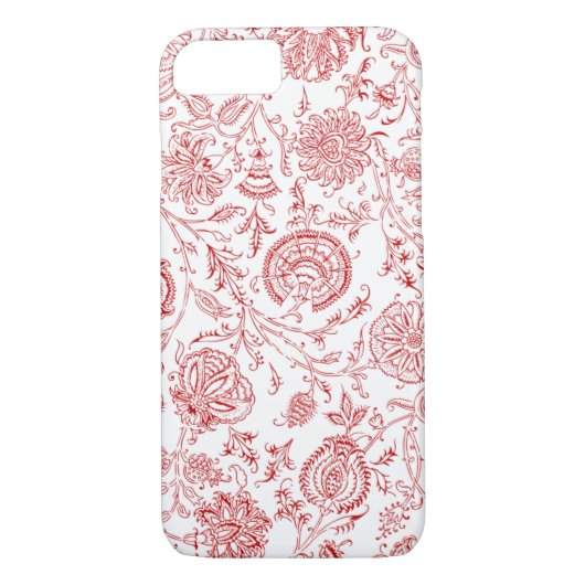 Patroon rood en wit Case-Mate iPhone case (Achterkant)