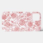 Patroon rood en wit Case-Mate iPhone case (Achterkant (horizontaal))
