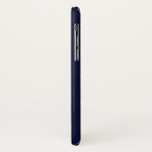 Patroon rood wit en blauw anker Case-Mate iPhone case (Achterkant/links)