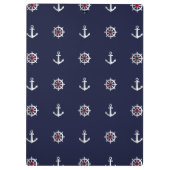 Patroon rood wit en blauw anker klembord (Achterkant)