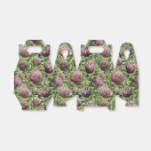 Patroon roze en groene Protea Flowers Bedankdoosjes (Uitgevouwen)