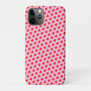 Patroon roze en rode harten Case-Mate iPhone case