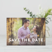 PATROON | SAVE THE DATE-AANKONDIGING DATE (Staand voorkant)