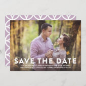 PATROON | SAVE THE DATE-AANKONDIGING SAVE THE DATE (Voorkant / Achterkant)