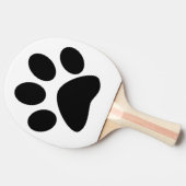 Patroon schilderafdrukken - Aangepast zwart wit 20 Tafeltennisbatje (Zijkant)