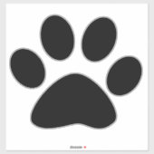 Patroon schilderafdrukken - Aangepaste cute Black Sticker (Vel)