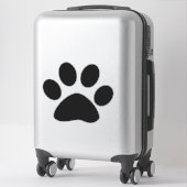 Patroon schilderafdrukken - Aangepaste cute Black Sticker (Koffer)