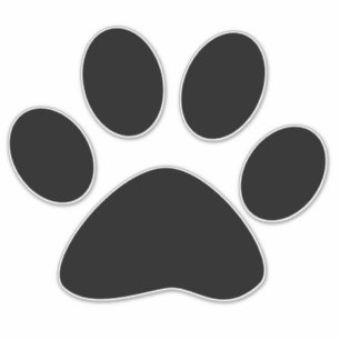 Patroon schilderafdrukken - Aangepaste cute Black Sticker