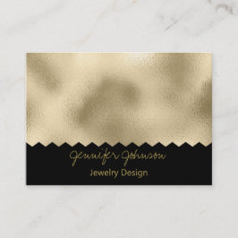 Patroon Sieraden Design Gold Foil Visitekaartje