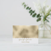 Patroon Sieraden Design Gold Folie Visitekaartje (Staand voorkant)