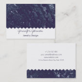 Patroon Sieraden Design Marmer Visitekaartje (Voorkant / Achterkant)