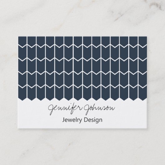 Patroon Sieraden Design Visitekaartje (Voorkant)