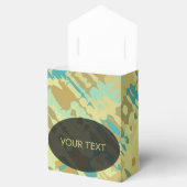 Patroon - spatten camouflage + uw tekst bedankdoosjes (Geopend)