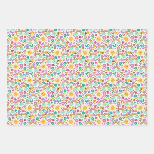 Patroon Spelen: Platte Wrap Sheets voor Moeiteloze Inpakpapier Vel (Voorkant)