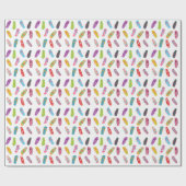 Patroon spiegelen | Elke achtergrondkleur Cadeaupapier (Vlak)