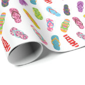 Patroon spiegelen | Elke achtergrondkleur Cadeaupapier (Rol Hoek)