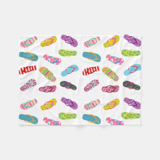 Patroon spiegelen | Elke achtergrondkleur Fleece Deken (Voorkant (Horizontaal))