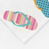 Patroon spiegelen | Elke achtergrondkleur Fleece Deken (Hoek)