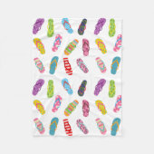 Patroon spiegelen | Elke achtergrondkleur Fleece Deken (Voorkant)