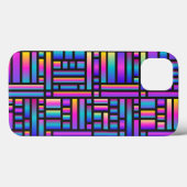 Patroon Stijlvol Matig Mode Geometrisch Tartan Case-Mate iPhone Case (Achterkant (horizontaal))