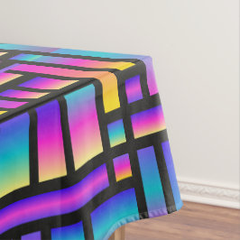 Patroon Stijlvol Matig Mode Geometrisch Tartan Tafelkleed