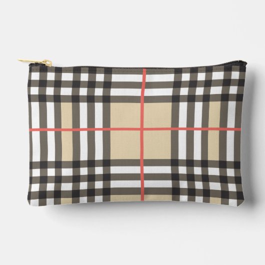 Patroon Stijlvol Schots Geometrisch Mode Etui (Voorkant)