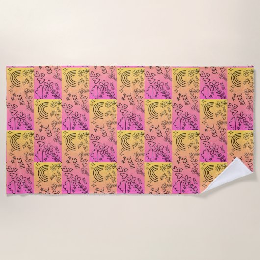 patroon strandlaken (Voorkant)