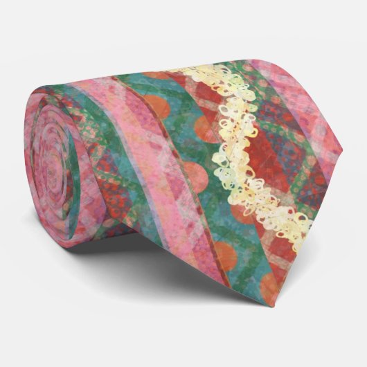 Patroon Stropdas (Opgerold)