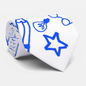 Patroon Stropdas (Opgerold)