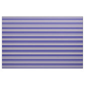 Patroon Tan en Dark Blue Lines Stof (Fat Quarter)