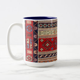 Patroon Tapijt Turks Vrede Liefde Kunst Feest Best Tweekleurige Koffiemok