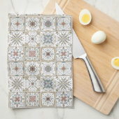Patroon Tegel Mozaïek Keuken Handdoek Set (Quarter Fold)