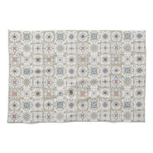Patroon Tegel Mozaïek Keukenhanddoek Set