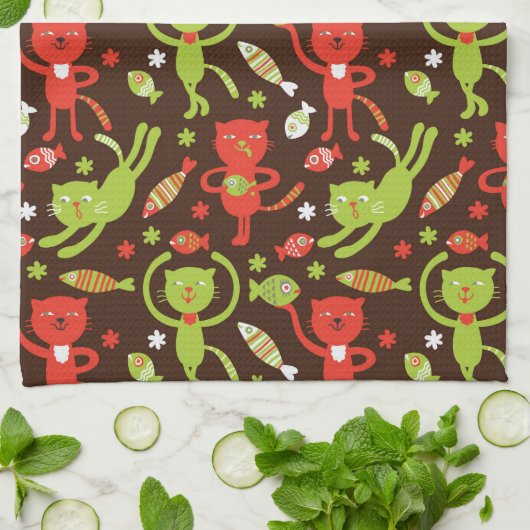 patroon theedoek (Gevouwen)