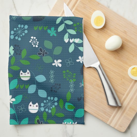 patroon theedoek (Quarter Fold)