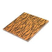 Patroon tijger Stralen Tegeltje (Zijkant)