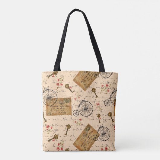  patroon tote bag (Achterkant)