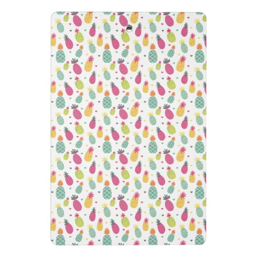 Patroon tropische anananas mini klembord (Achterkant)