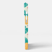 Patroon Tropische Fruit Watermelon Pineappel iPhone Hoesje (Linkerkant)