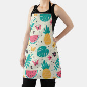 Patroon Tropische Fruit Watermelon Pineappel Schort (Insitu)